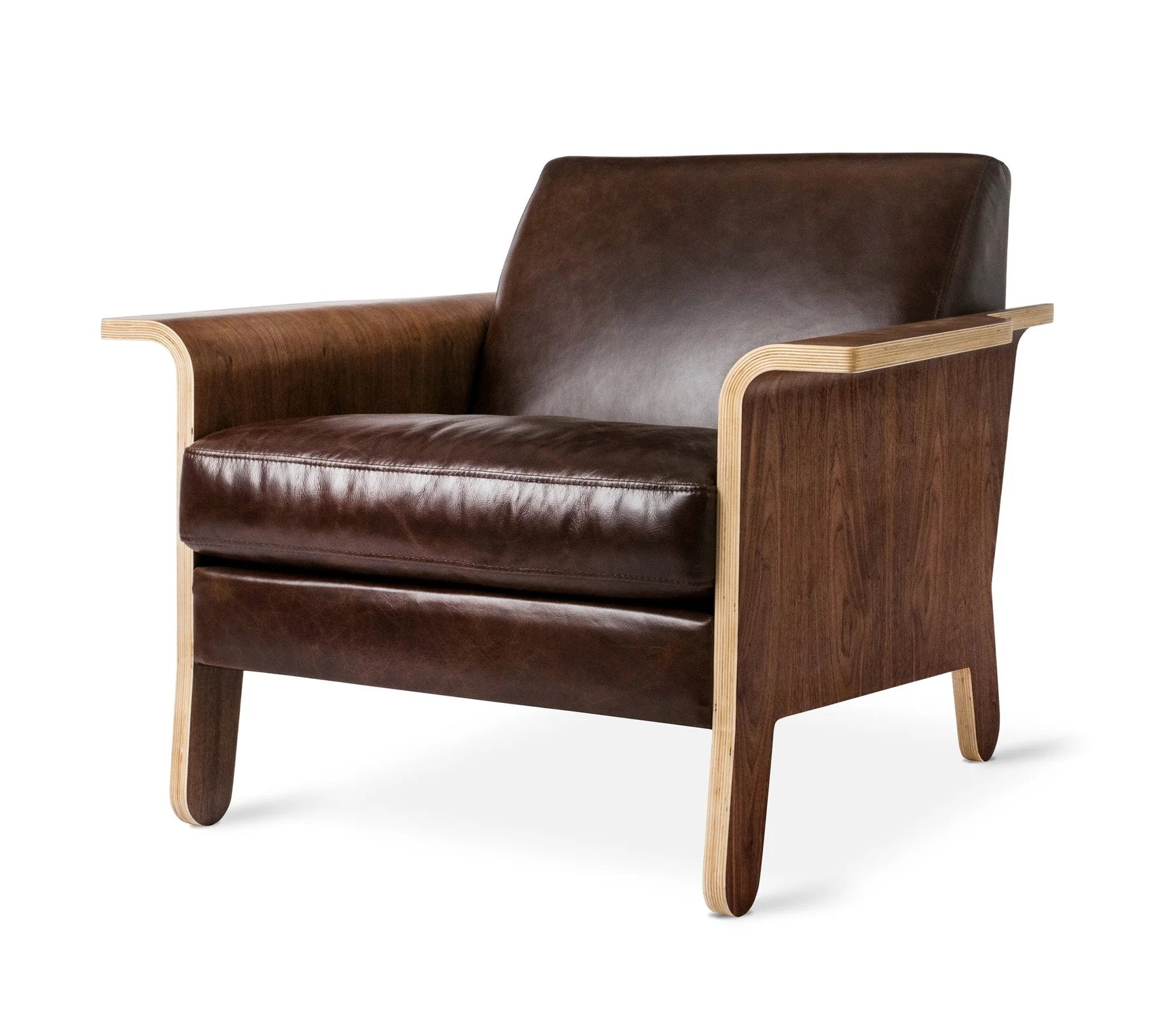 Gus Modern Lodge leather lounge Chair