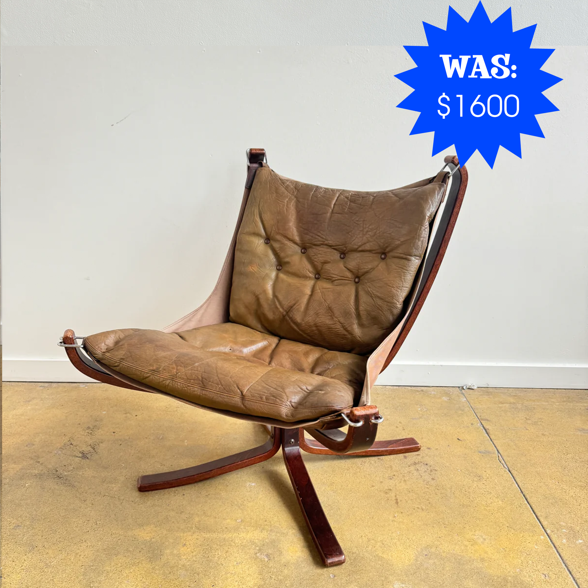 Vintage Sigurd Ressell Falcon Lounge Chair