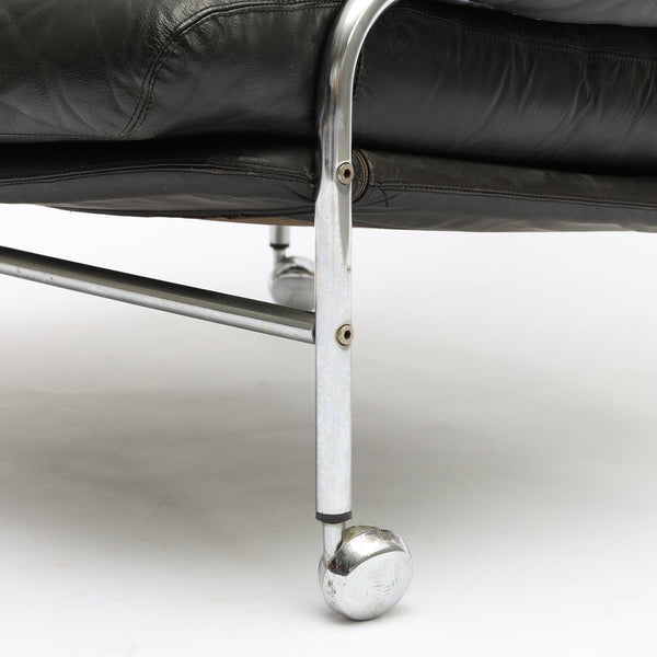 Vintage Tubular Chromed Lounge Chair By Lindlöfs. Sweden 1960s