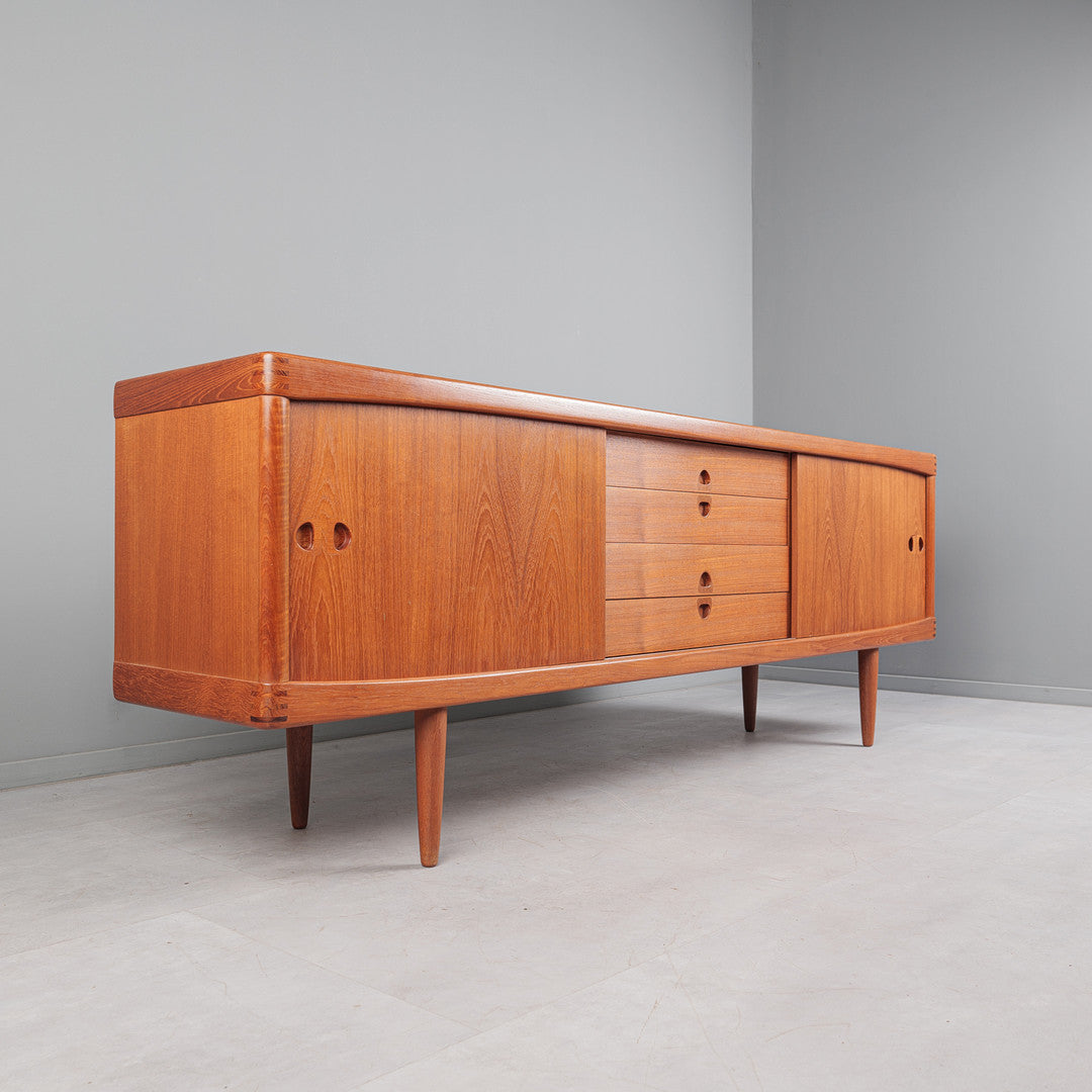 Danish Modern Teak Credenza by H.W. Klein for Bramin