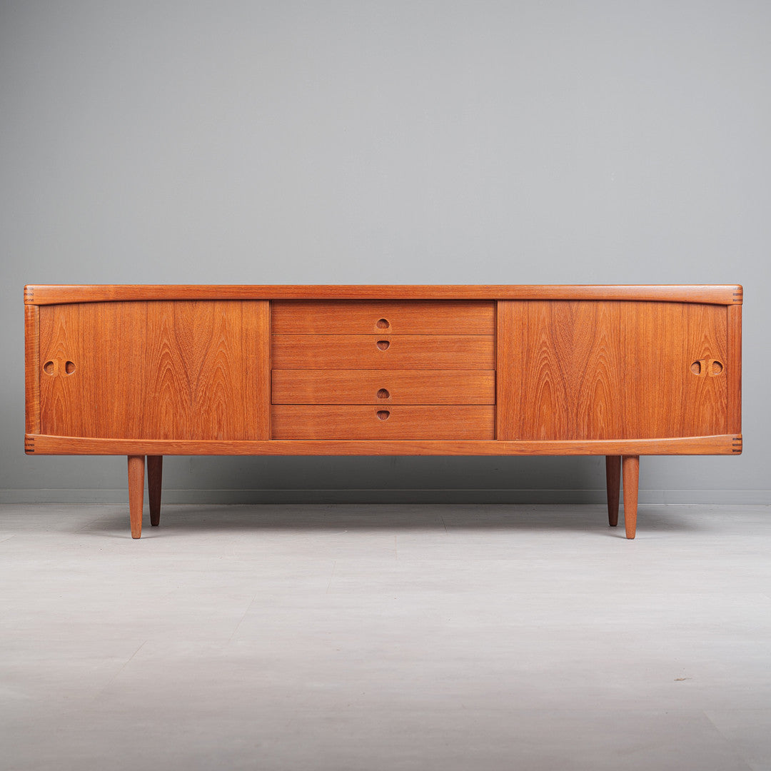 Danish Modern Teak Credenza by H.W. Klein for Bramin