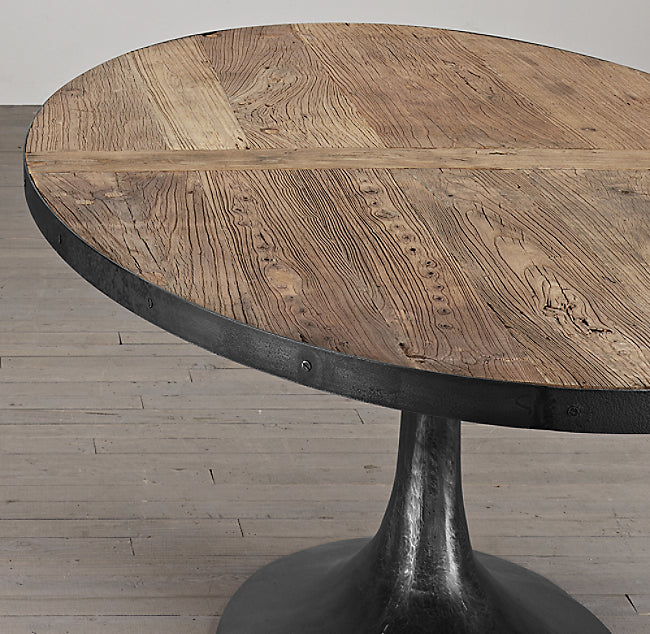 Rh oval deals dining table