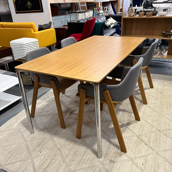 Danish Modern Plano Dining Table by Fritz Hansen