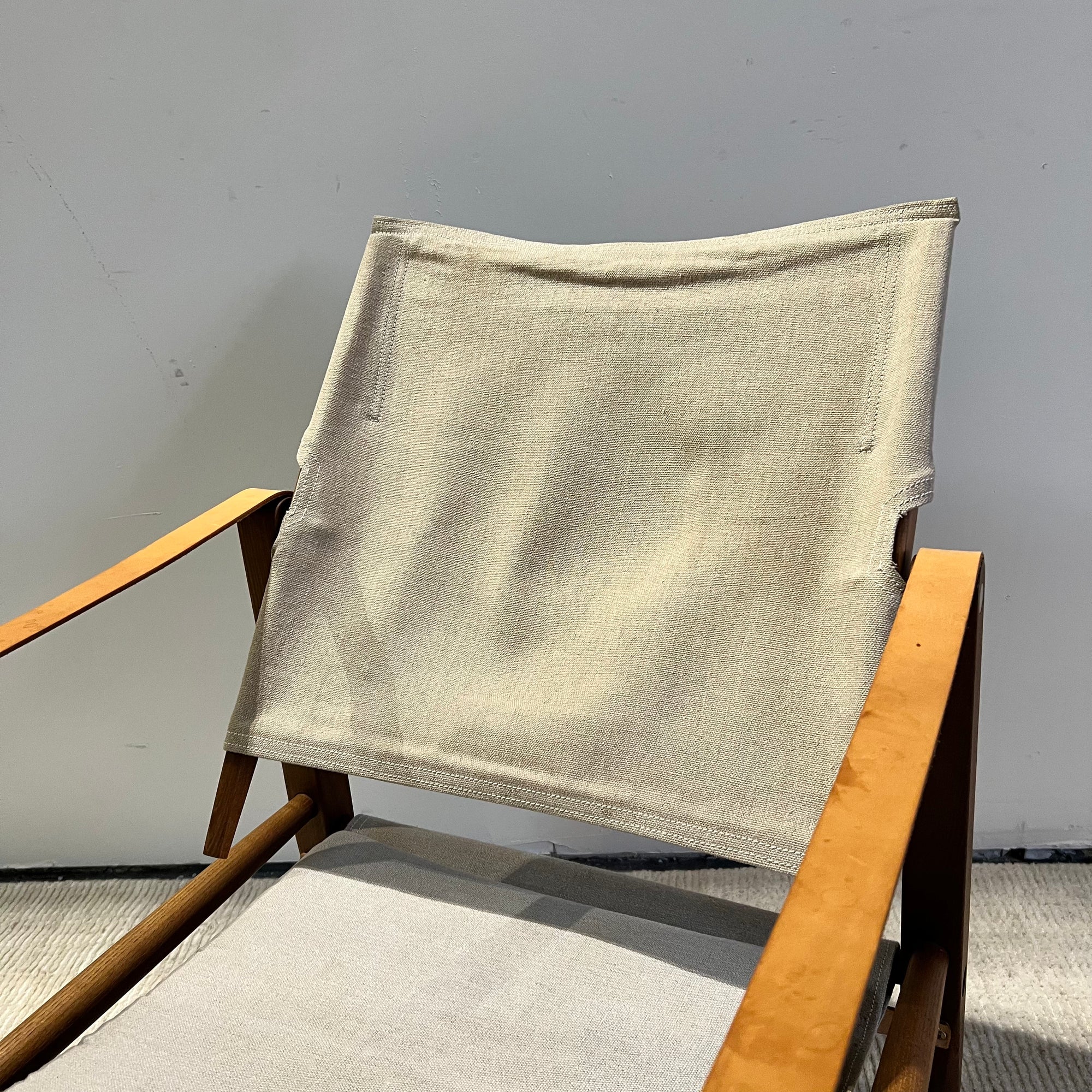 Mid Century Modern Kaare Klint Canvas Safari Chair