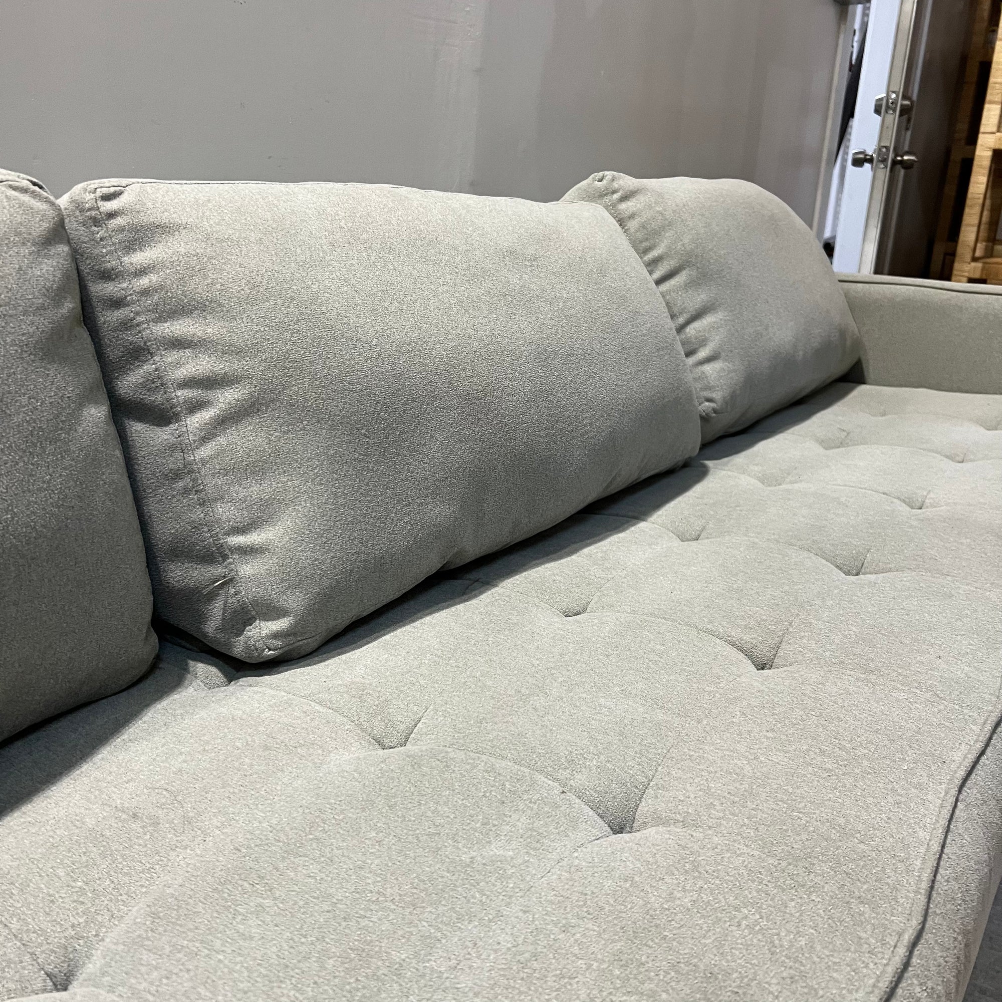 BluDot paramount 95' velvet sofa