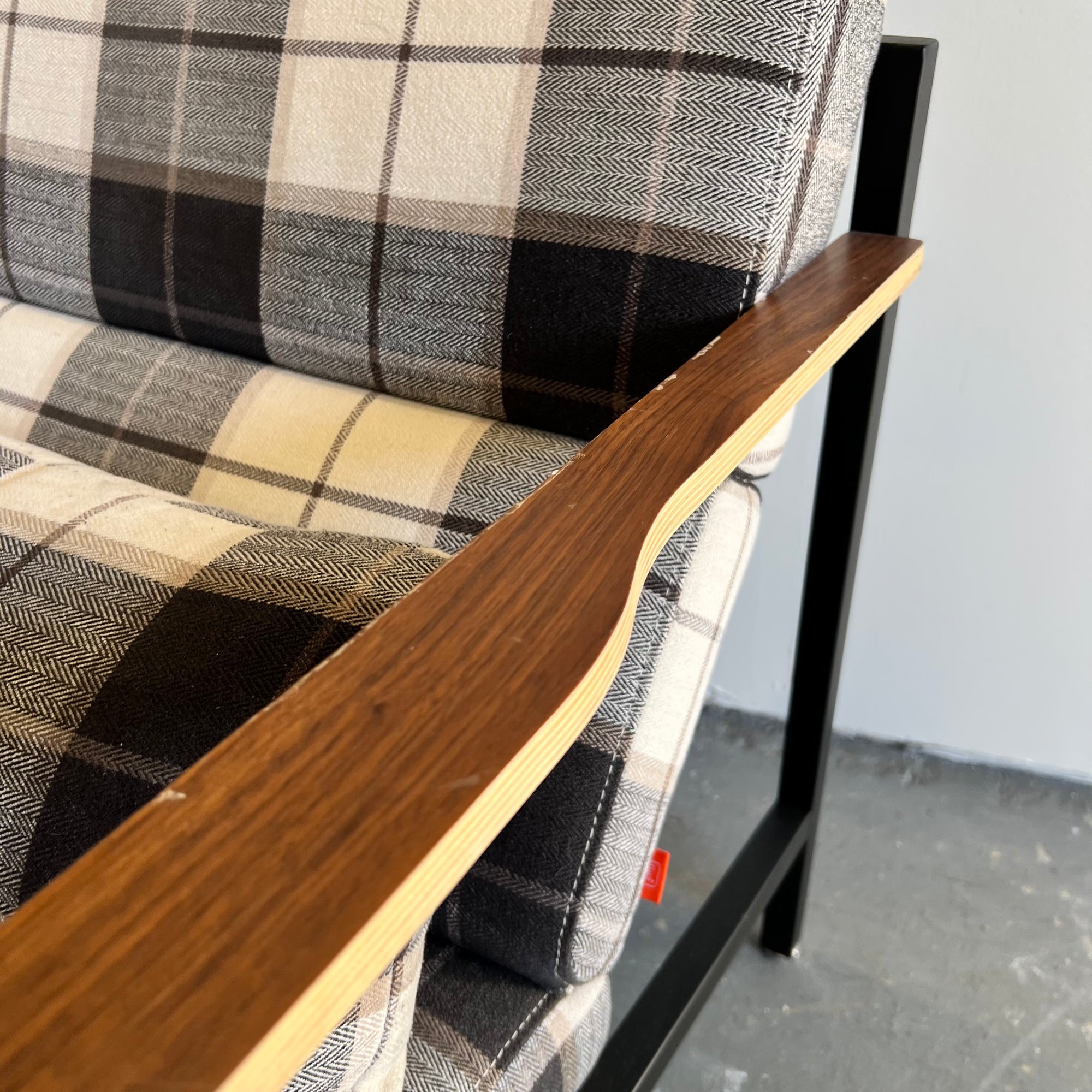 Gus Modern Halifax Chair in Tartan shadow