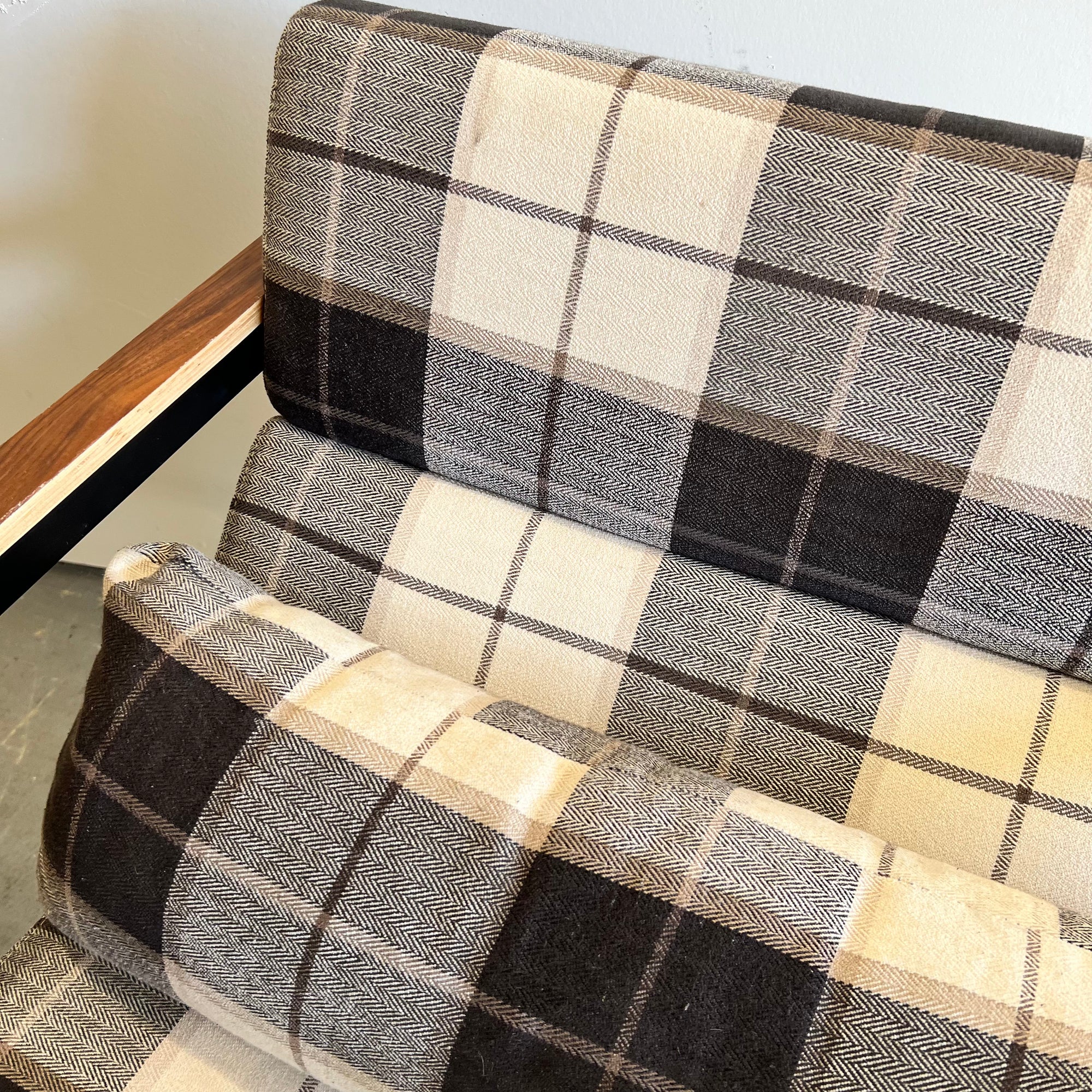 Gus Modern Halifax Chair in Tartan shadow