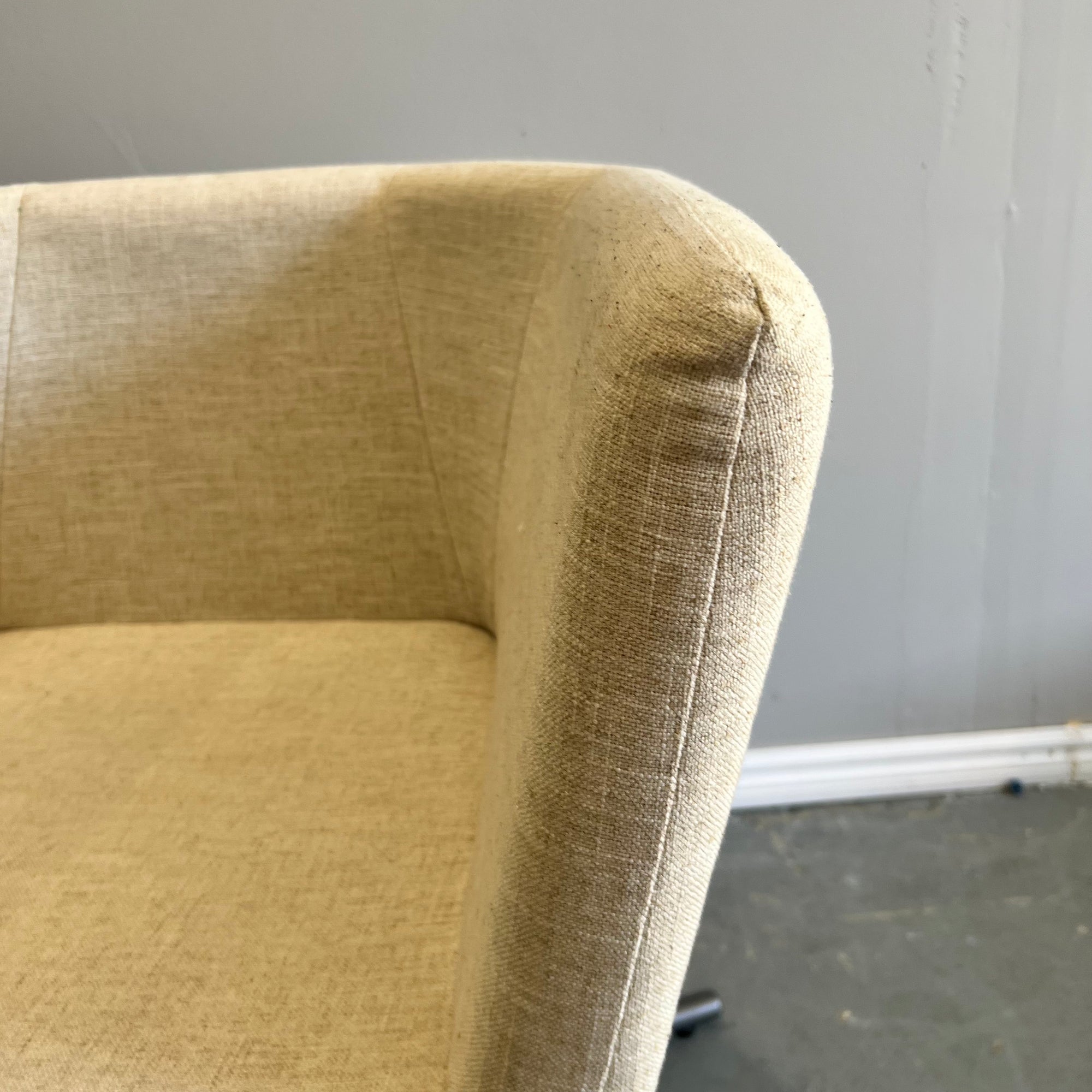 CB2 Swivel Facetta Chair