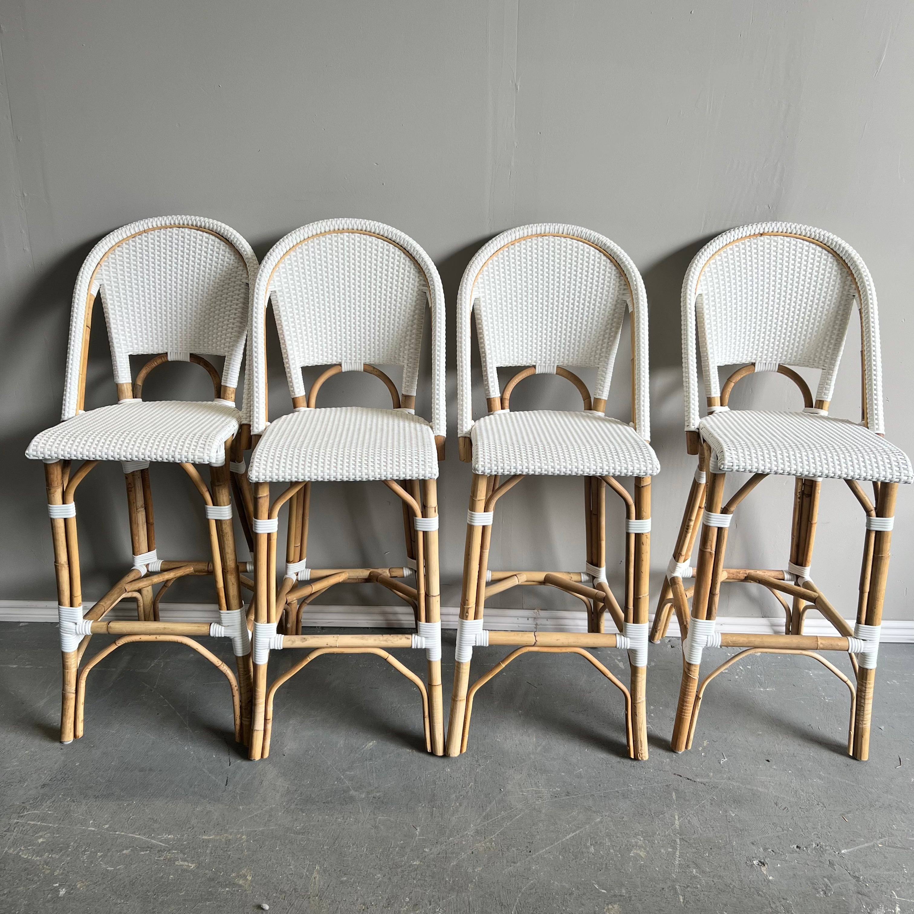 Restoration hardware best sale rattan bar stools