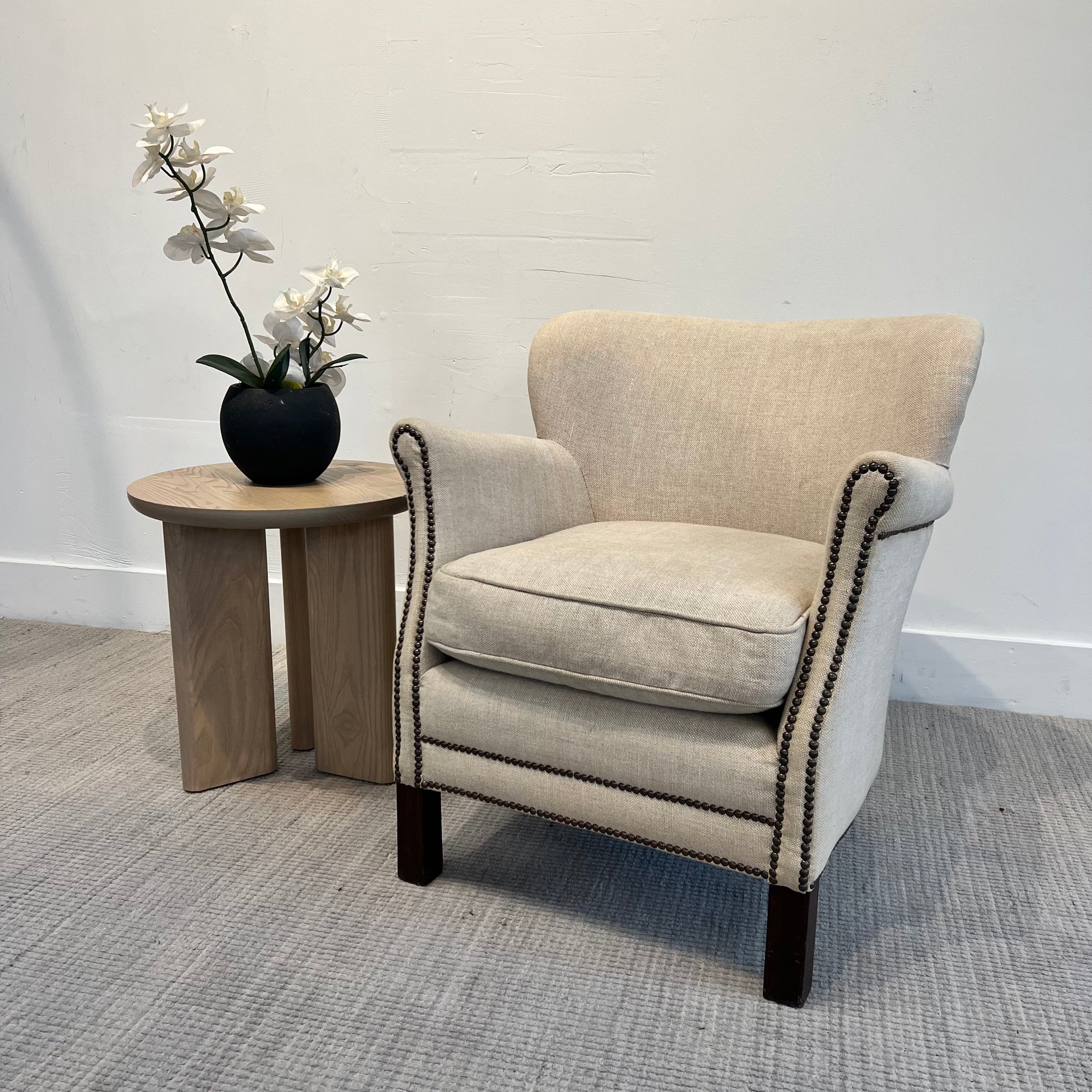 Restoration Hardware Professors Chair with Nailheads