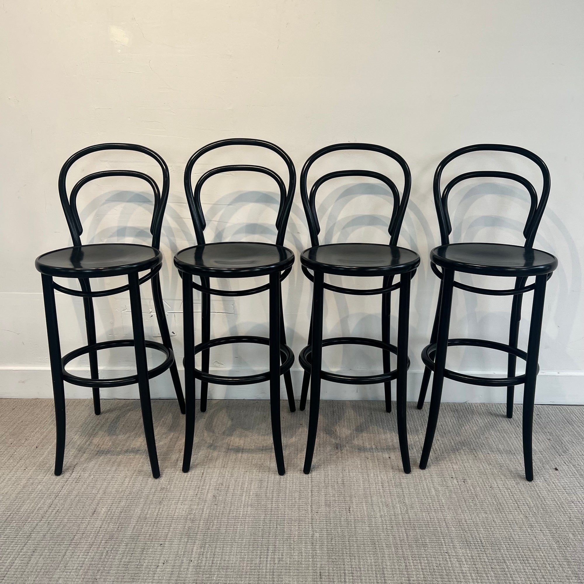 Design Within Reach Ton (set of 4) Era Bar Stool with Back