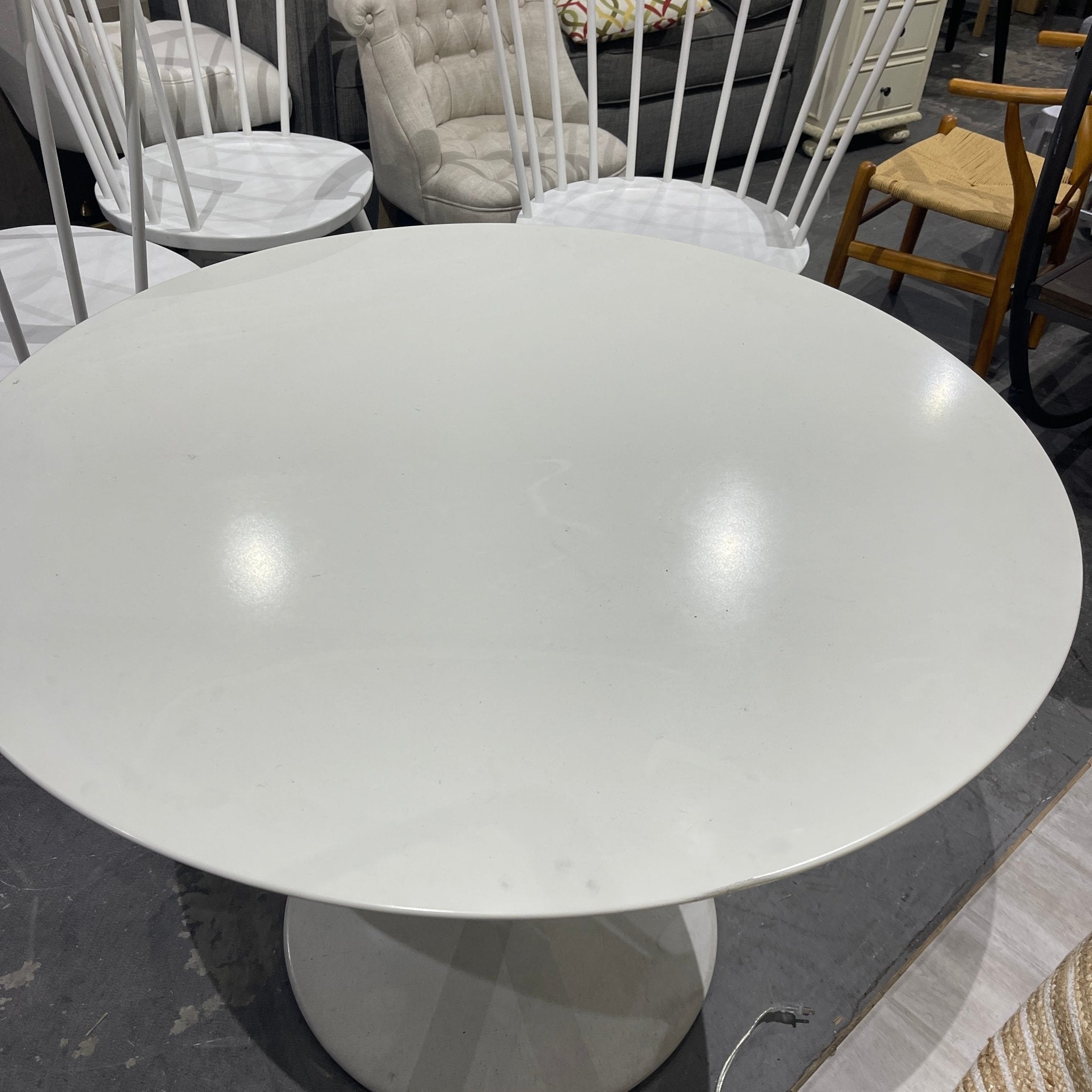 Cb2 white dining discount chairs