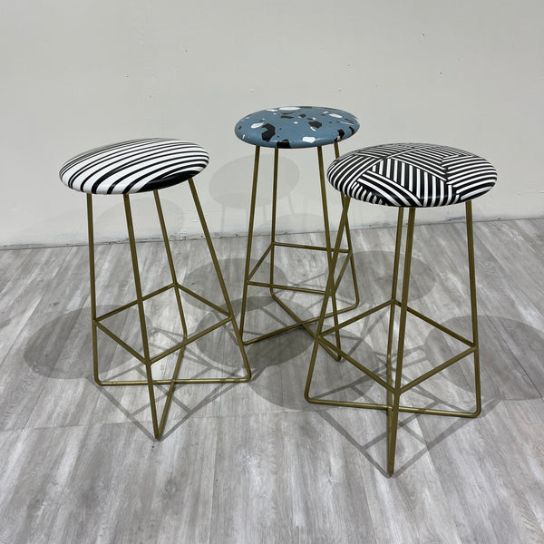 Fun & popping 3 bar stools - enliven mart