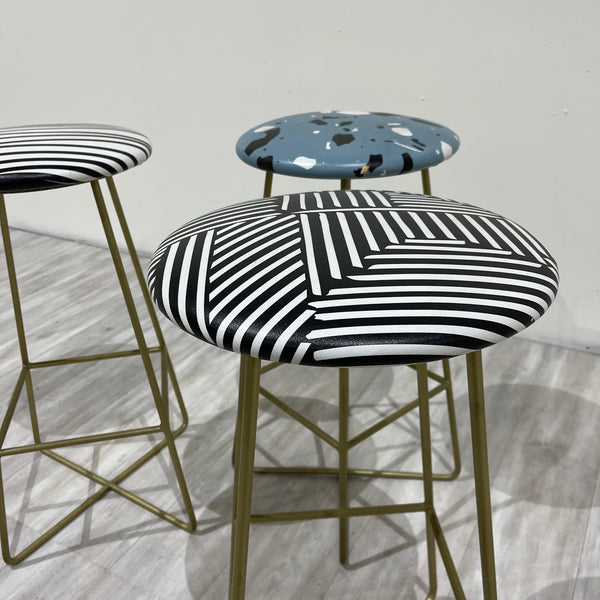 Fun & popping 3 bar stools - enliven mart