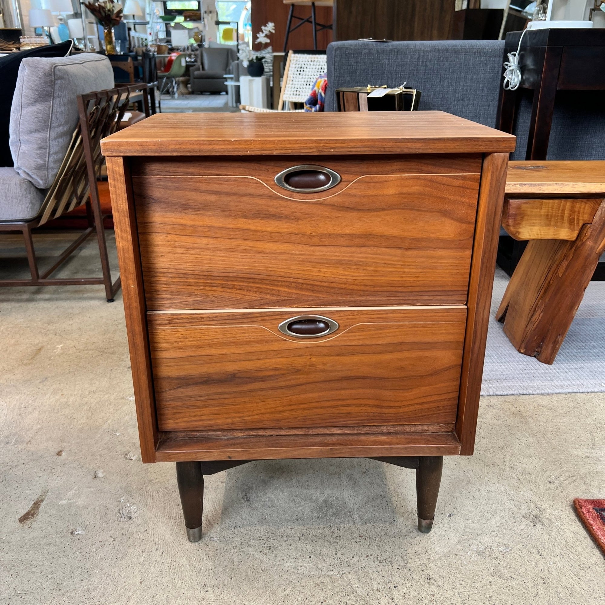 Mainline by Hooker Mid Century Nightstand - enliven mart