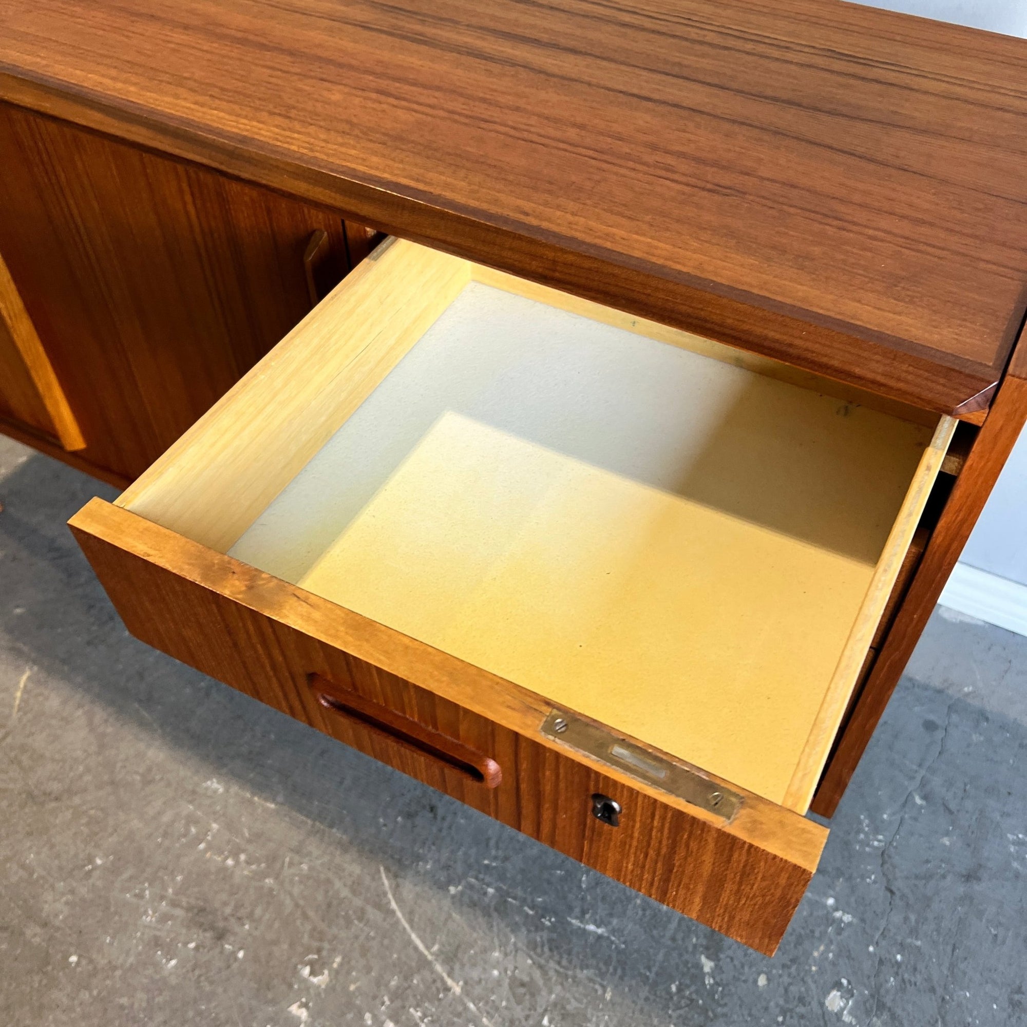 Mid Century Modern Danish Teak Sideboard 1960s - enliven mart