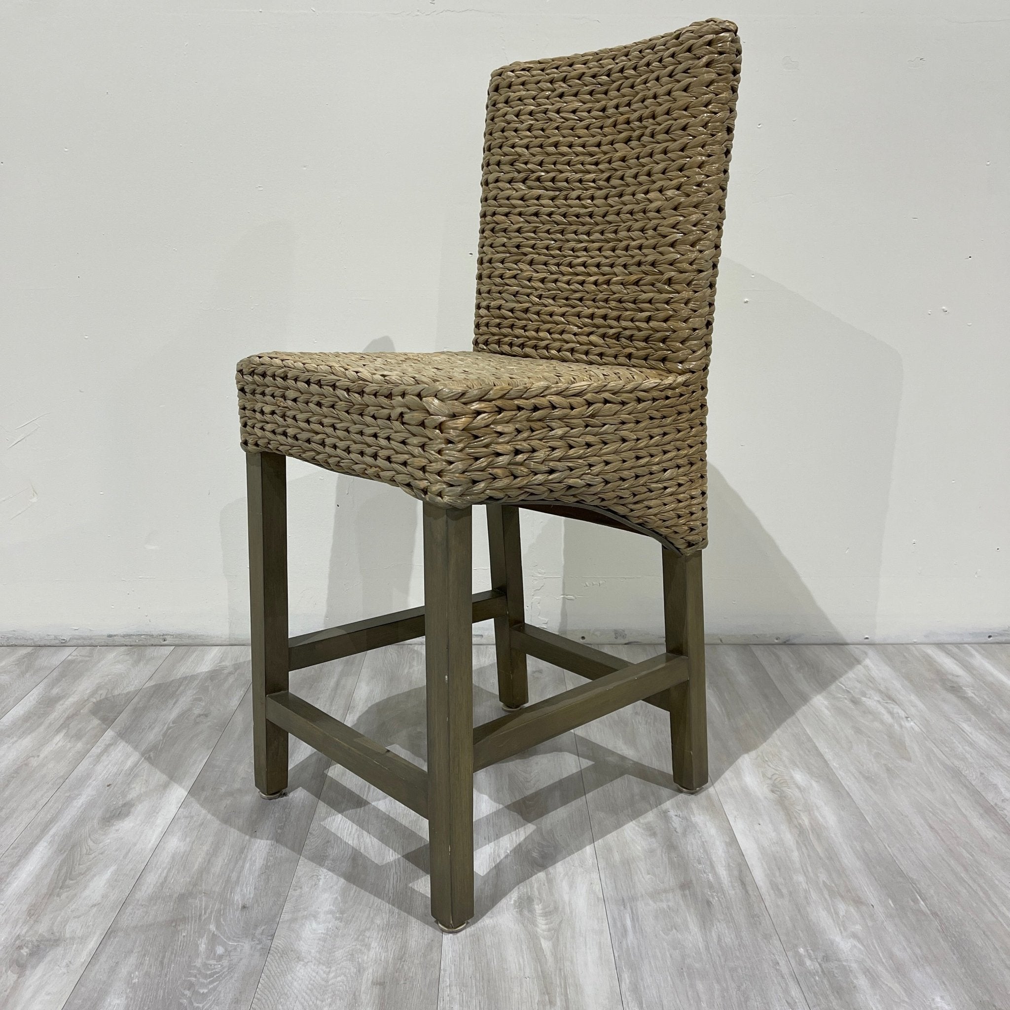 Pottery Barn Seagrass Barstool enliven mart