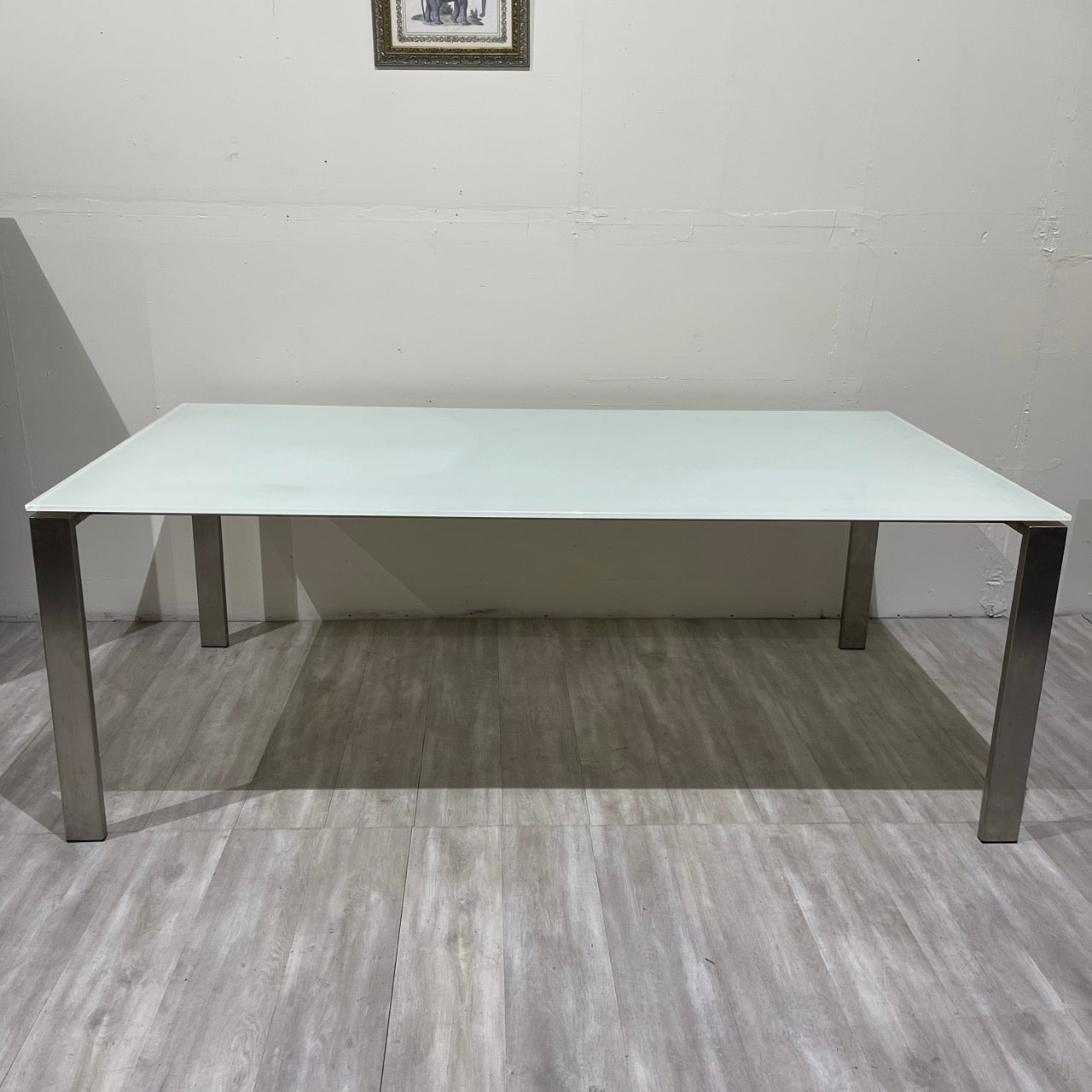 Rand Room and Board Frosted dining table - enliven mart