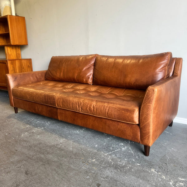 Rejuvenation Hastings Leather 86 Sofa - enliven mart