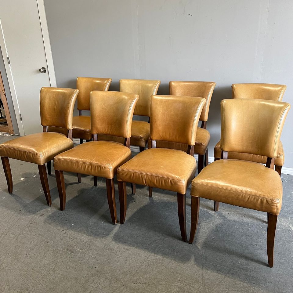 Restoration hardware leather dining chairs new arrivals