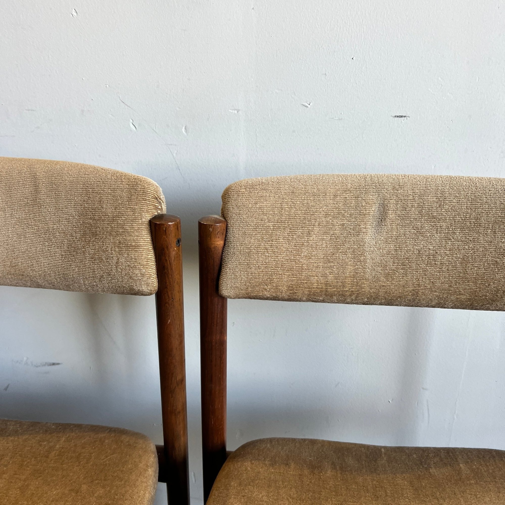 Set of 6 Danish Mid Century Modern rosewood dining chairs - enliven mart