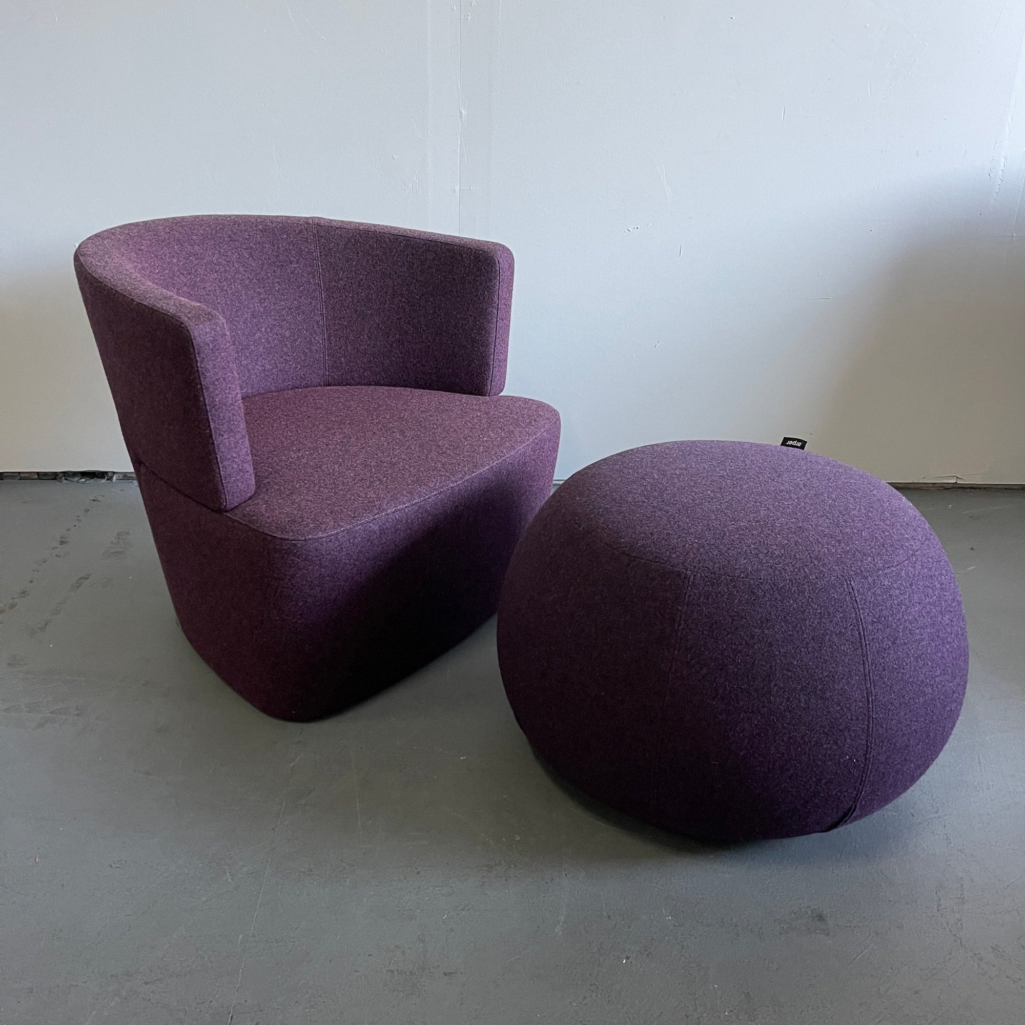 Steelcase Joel Lounge Chair & Arper ottoman - enliven mart