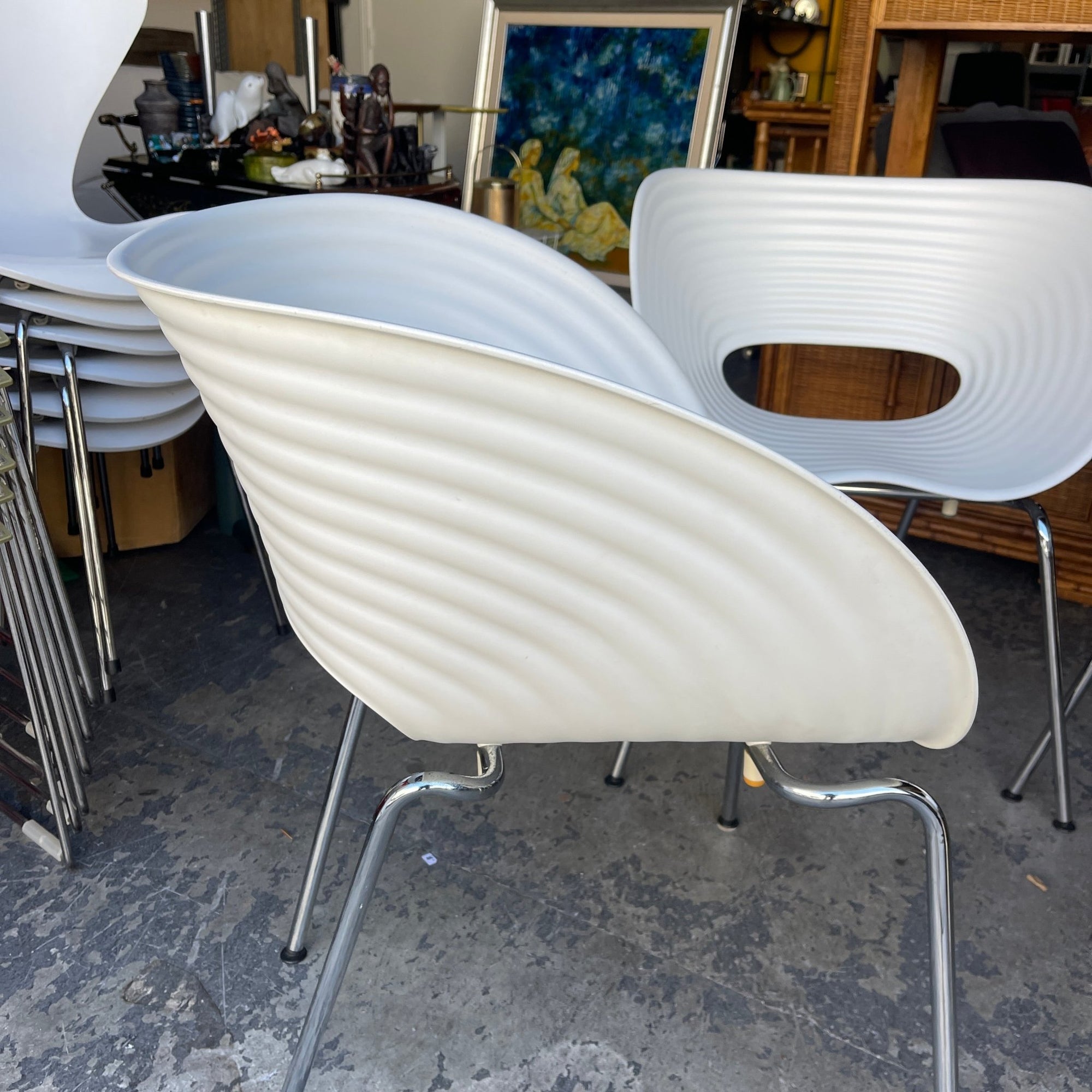 Tom Vac Shell Chair Designed by Ron Arad by Vitra - enliven mart