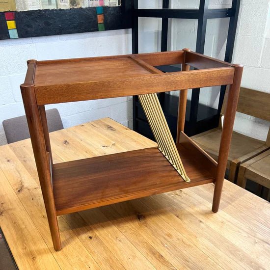 West Elm Magazine/Record Storage Table - enliven mart