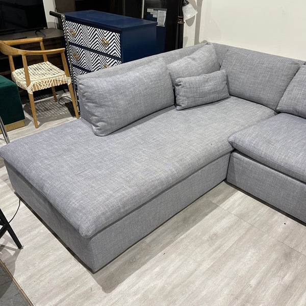 West Elm Sectional Sofa - enliven mart