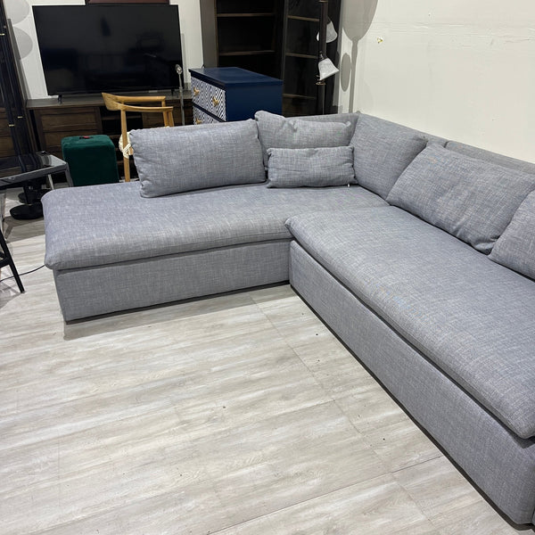 West Elm Sectional Sofa - enliven mart