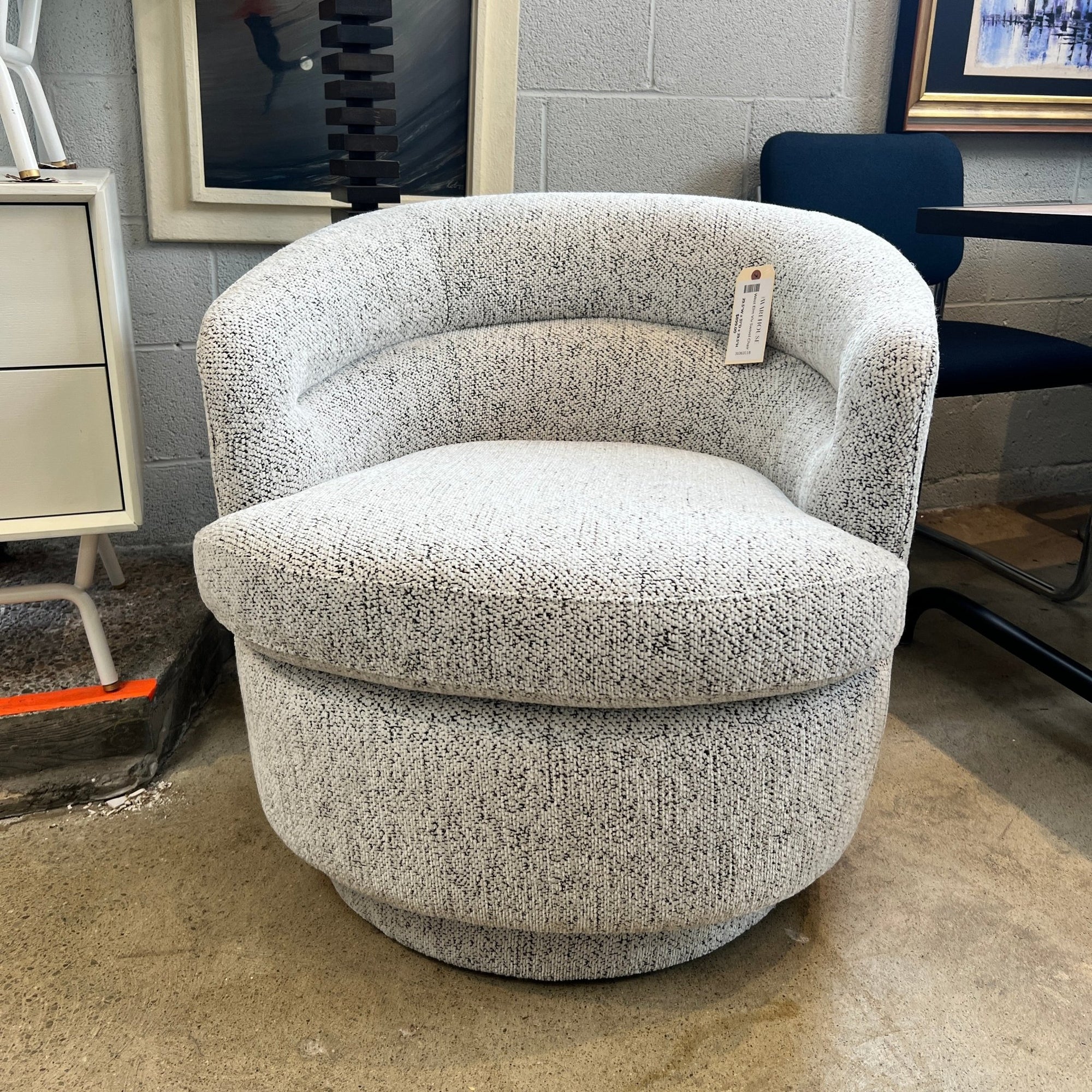 West Elm Viv Swivel Chair - enliven mart